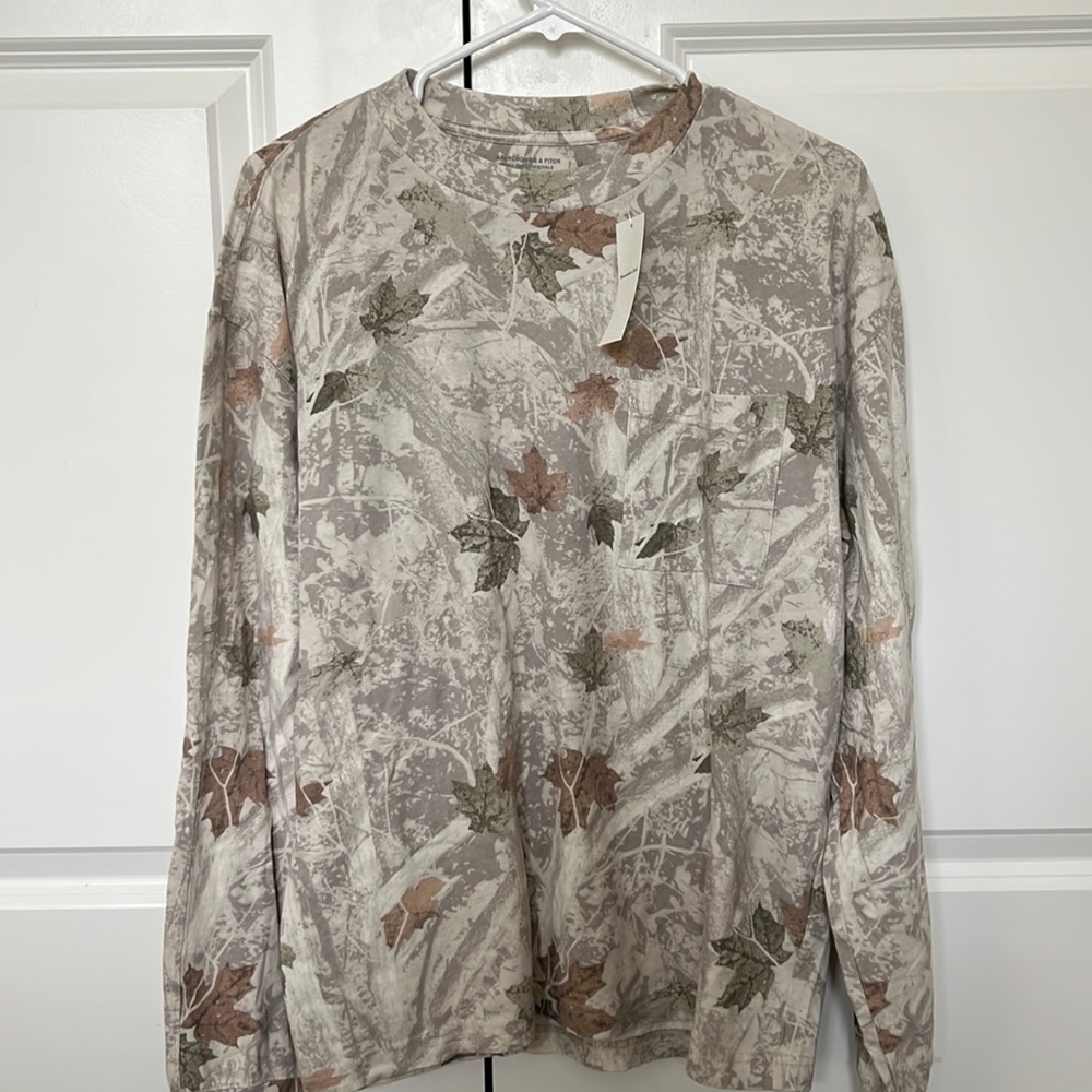 Abercrombie camo mens shirt